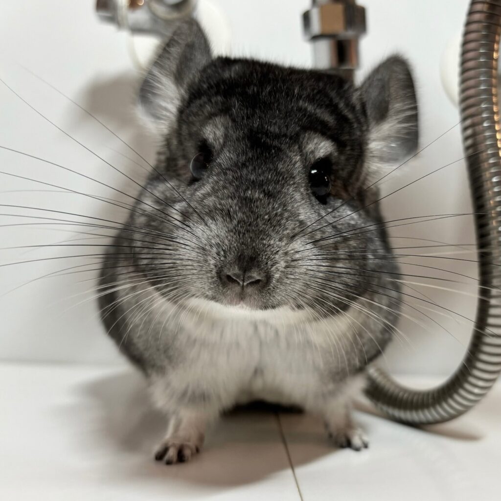 【お迎え済】チンチラ　スタンダードグレー　女の子《葉(よう)》